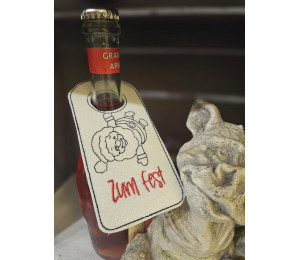 2€ ZUSATZTÜRCHEN 3. Dezember - Stickserie - 12 ITH Flaschenanhänger Vol. 3